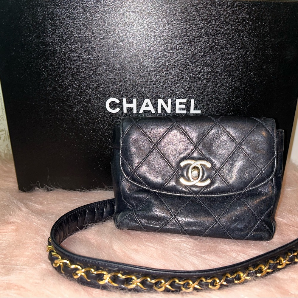 💯 Chanel Belt Bag/ Waist Bag Timeless/ Classic/ Vintage